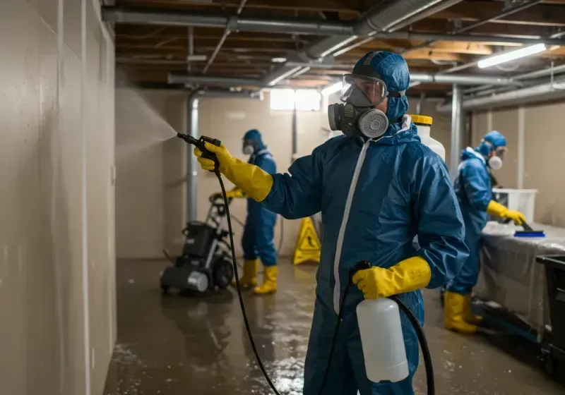 Basement Sanitization and Antimicrobial Treatment process in Hancock, MD